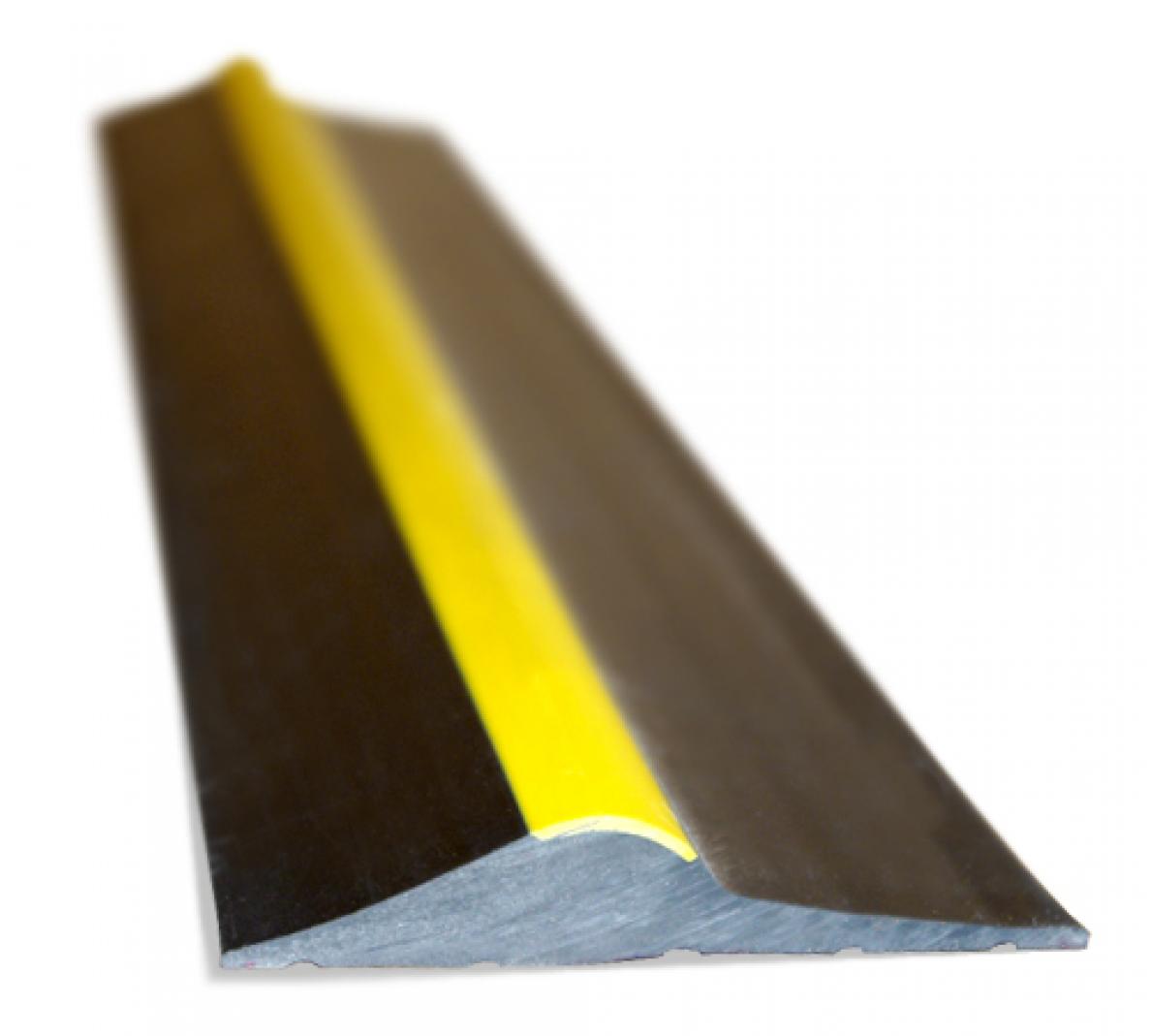 15mm Black Yellow Stripe Rubber Threshold Seal JA Seals
