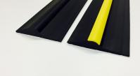 15mm Black / Yellow Stripe Rubber Floor Seal gallery image 5
