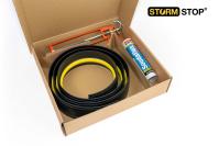 15mm Rubber Floor Seal Kit Black / Yellow Stripe