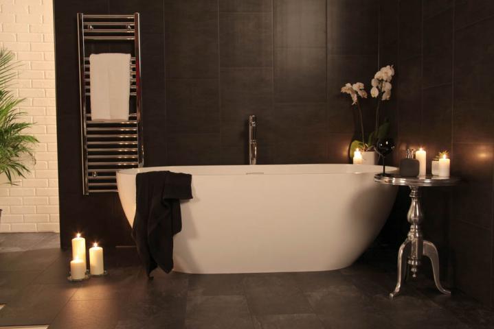 Marbrex Anthracite Wall Panel (3 lengths per pack) DC87C11 DC88C11 1