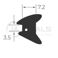 Wedge Gasket Seal W006